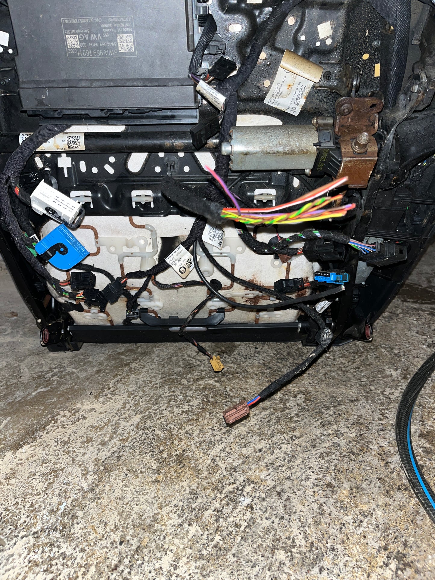 Sièges chauffants ventilés de Golf 8 GTI